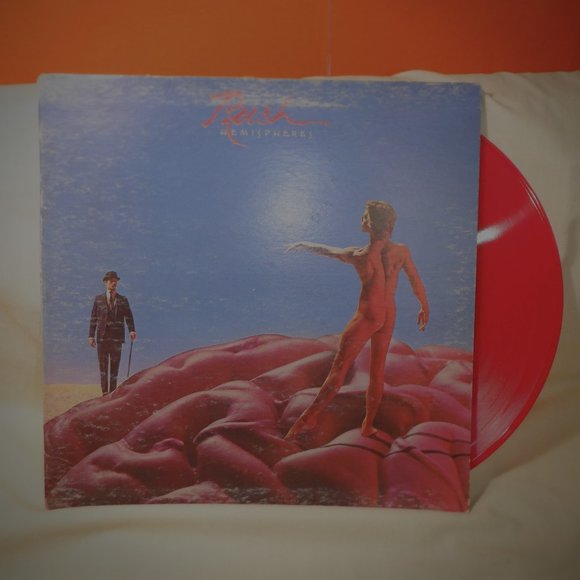 ~~~ RUSH ~~~ Hemispheres / RED VINYL - Picture 1 of 2